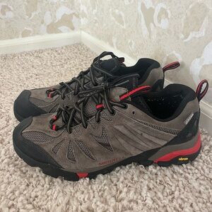 Merrell Men's Hiking Shoes - Brown and Red